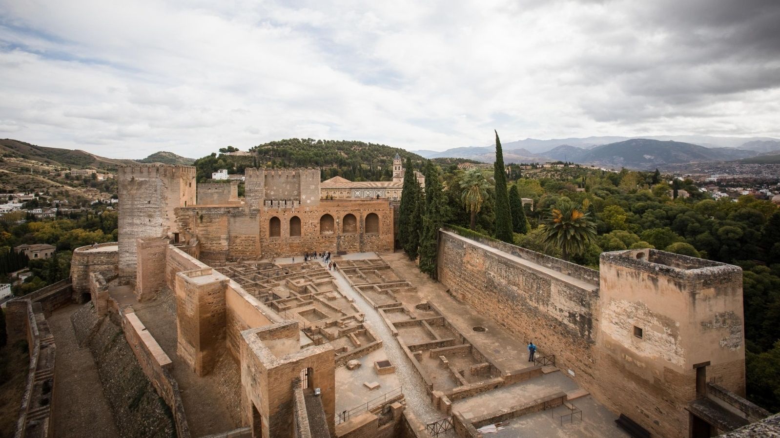 Exterior de la Alhambra de Granada