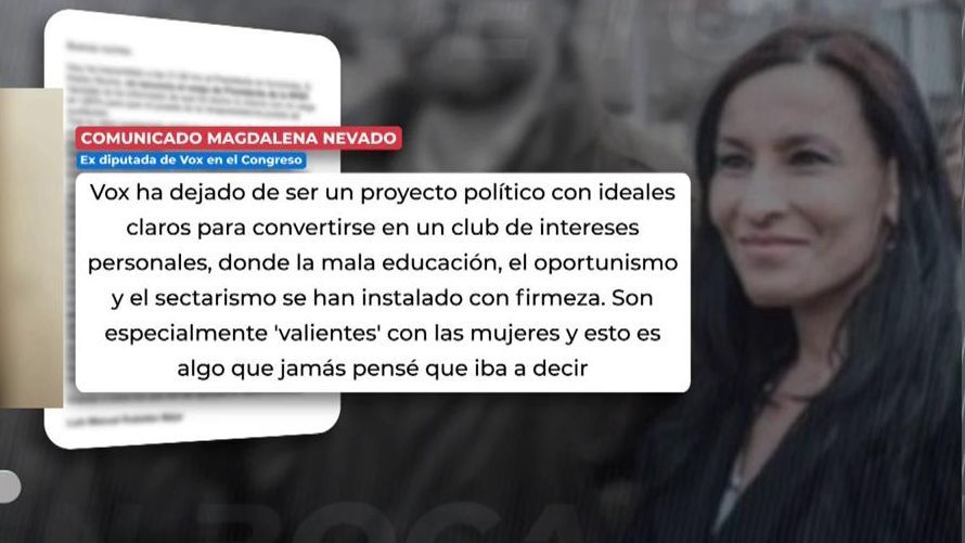Fragmento carta de Magdalena Nevado