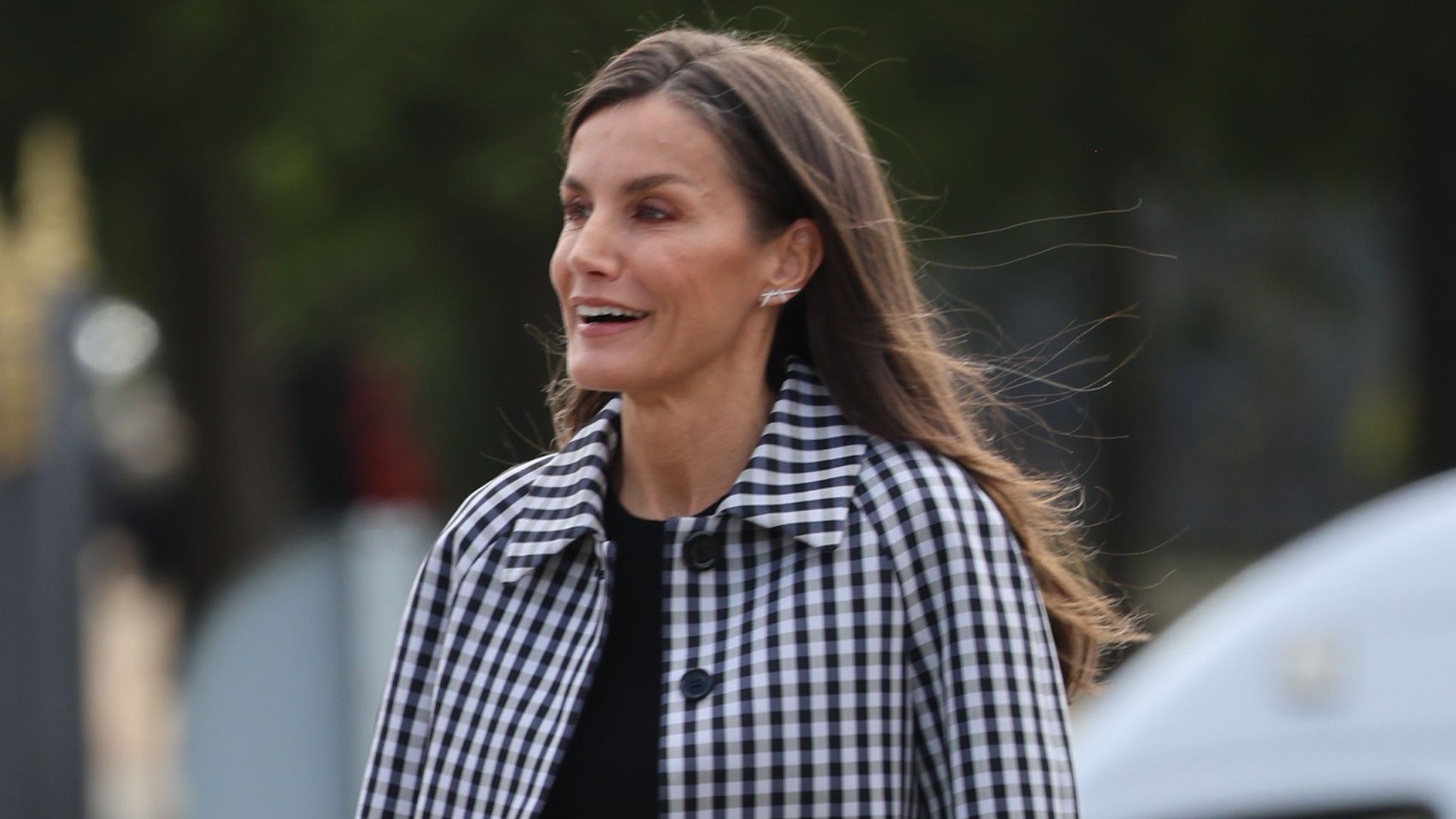 La reina Letizia este 9 de mayo.