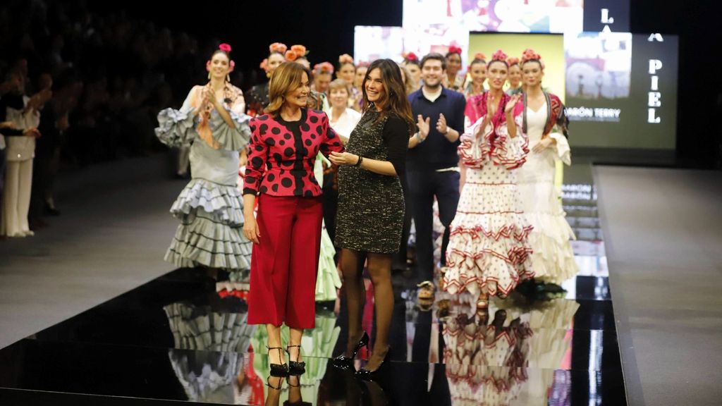 Lourdes Montes, en uno de sus desfiles