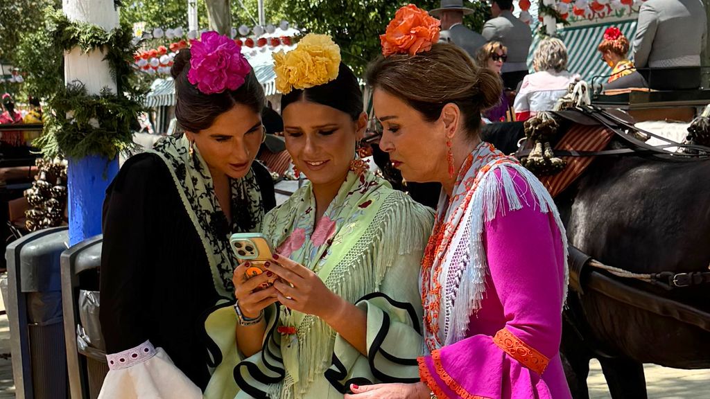 Lourdes, Rocío y Tana Rivera