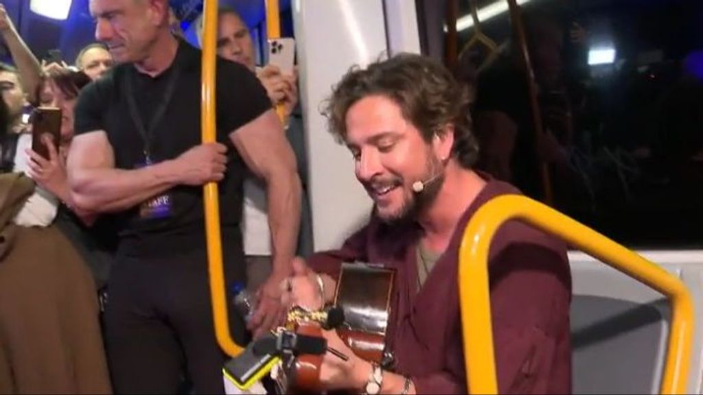 La sorpresa de Manuel Carrasco en el metro de Madrid