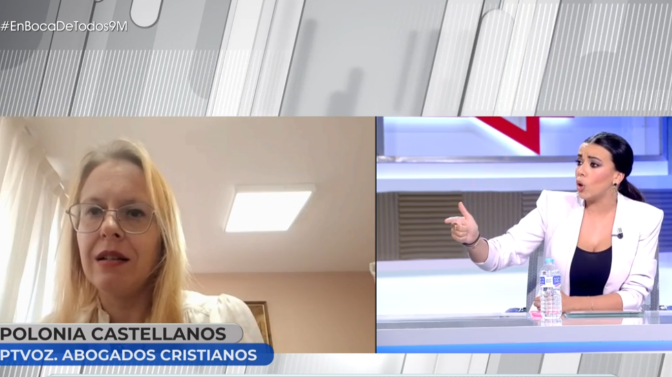 Sarah Santaolalla se enfrenta a Abogados Cristianos: "Haber si dejáis de hacer política fascista contra colectivos vulnerables"