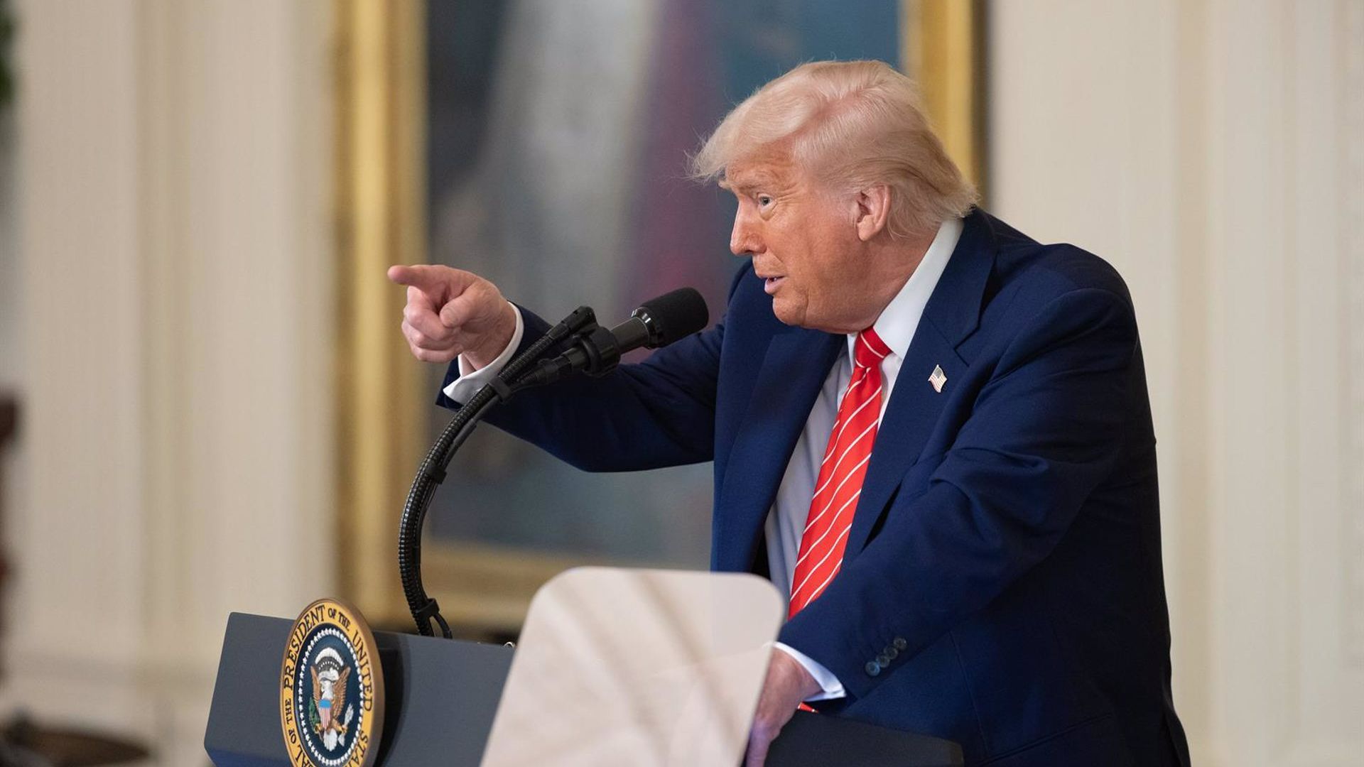 El presidente de EEUU, Donald Trump