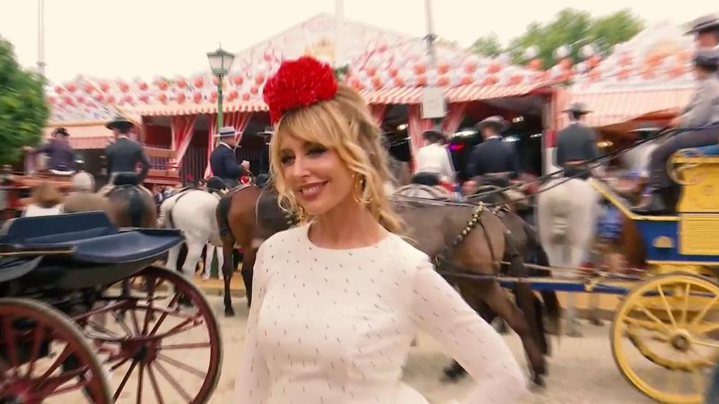 Emma García triunfa en la Feria de Abril con un diseño de Raquel Bollo: así ha sido su primera vez en el Real Fiesta 2025 Top Vídeos 632