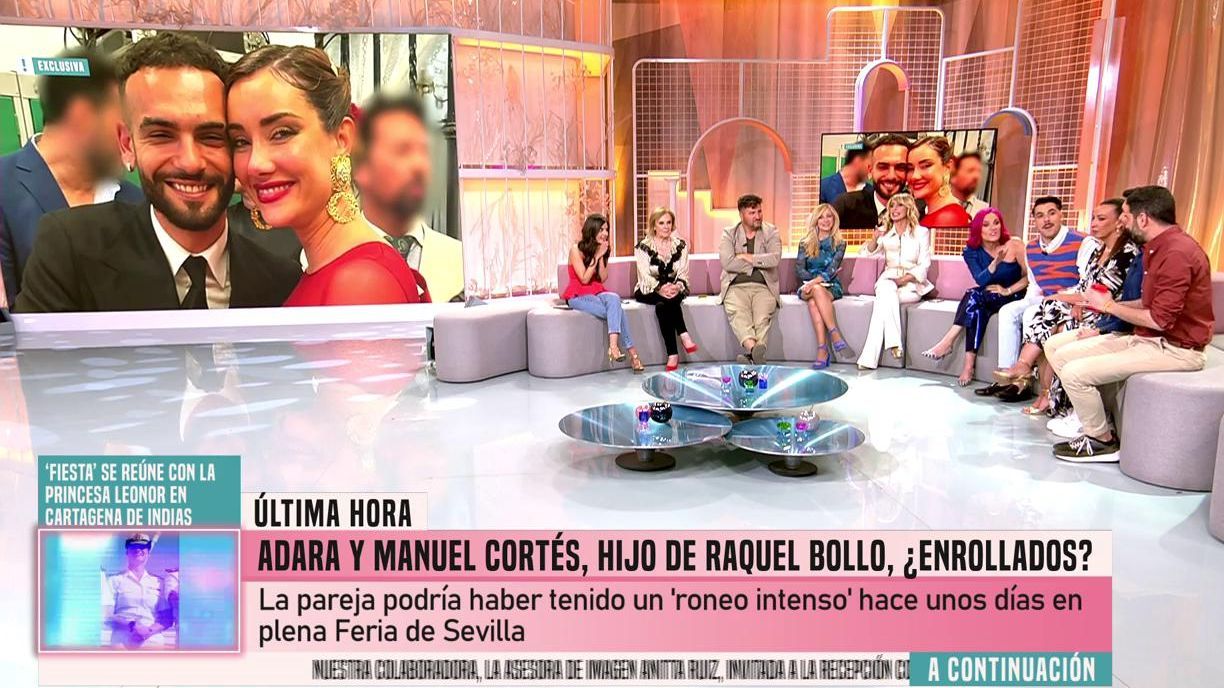 'Fiesta' analiza las imágenes de Adara y Manuel juntos