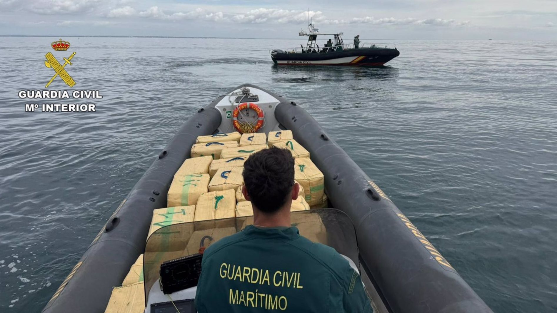 Intervenidos 93 fardos de hachis en el rio Guadiana