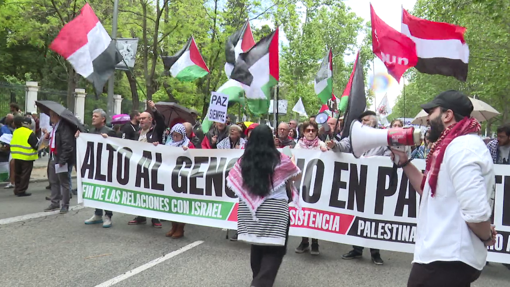 Madrid alza la voz contra el genocidio en Gaza