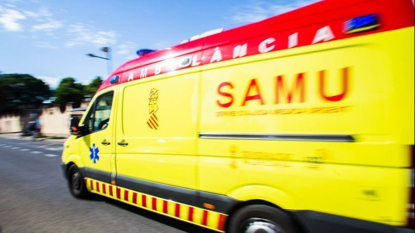 Imagen de archivo de una ambulancia de SAMU