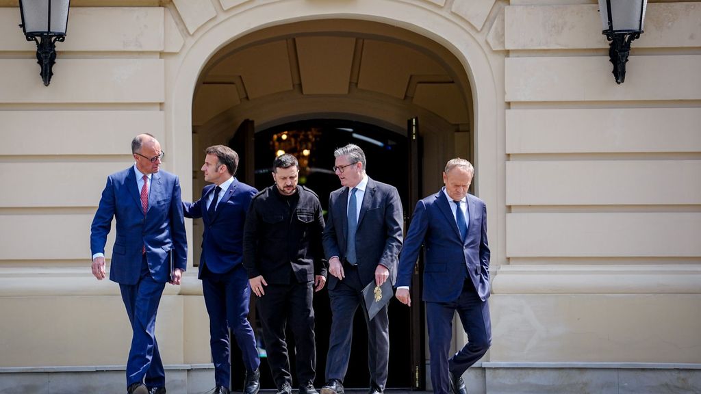 Los líderes europeos ponen en duda la oferta de diálogo de Putin si no hay alto el fuego