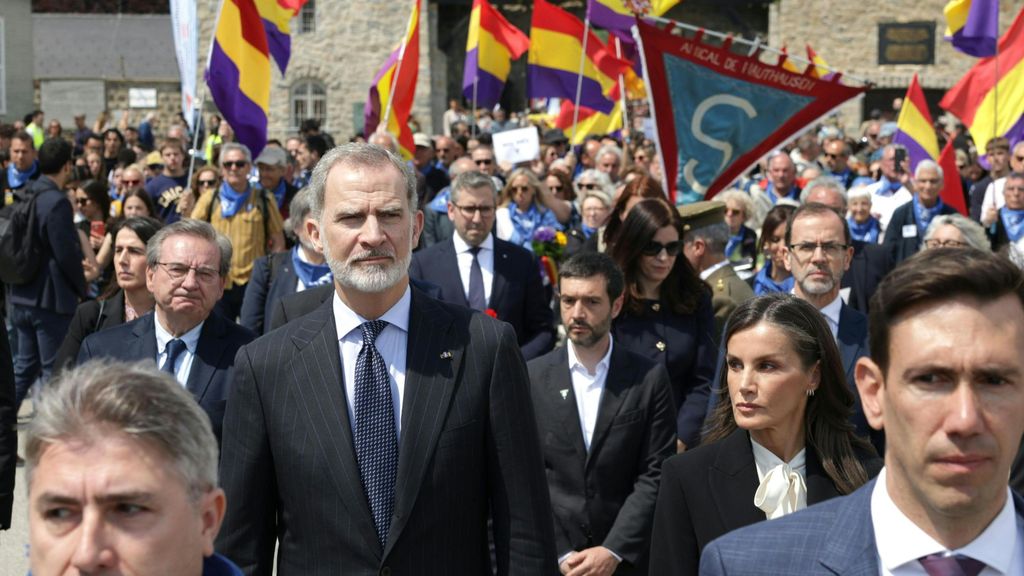Los Reyes, presentes en el homenaje a los españoles de Mauthausen en el 80 aniversario de la liberación del campo