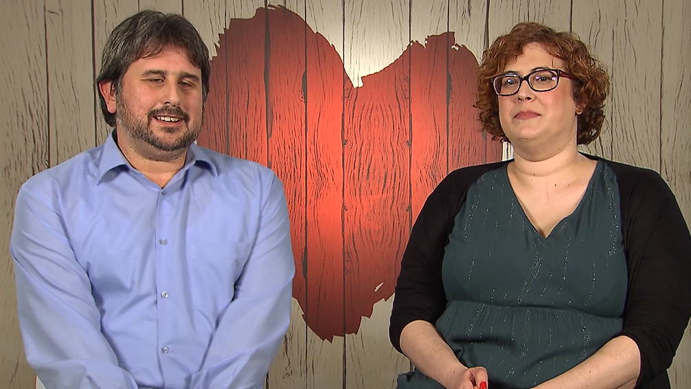 Albert y Sonia durante su cita en 'First Dates'