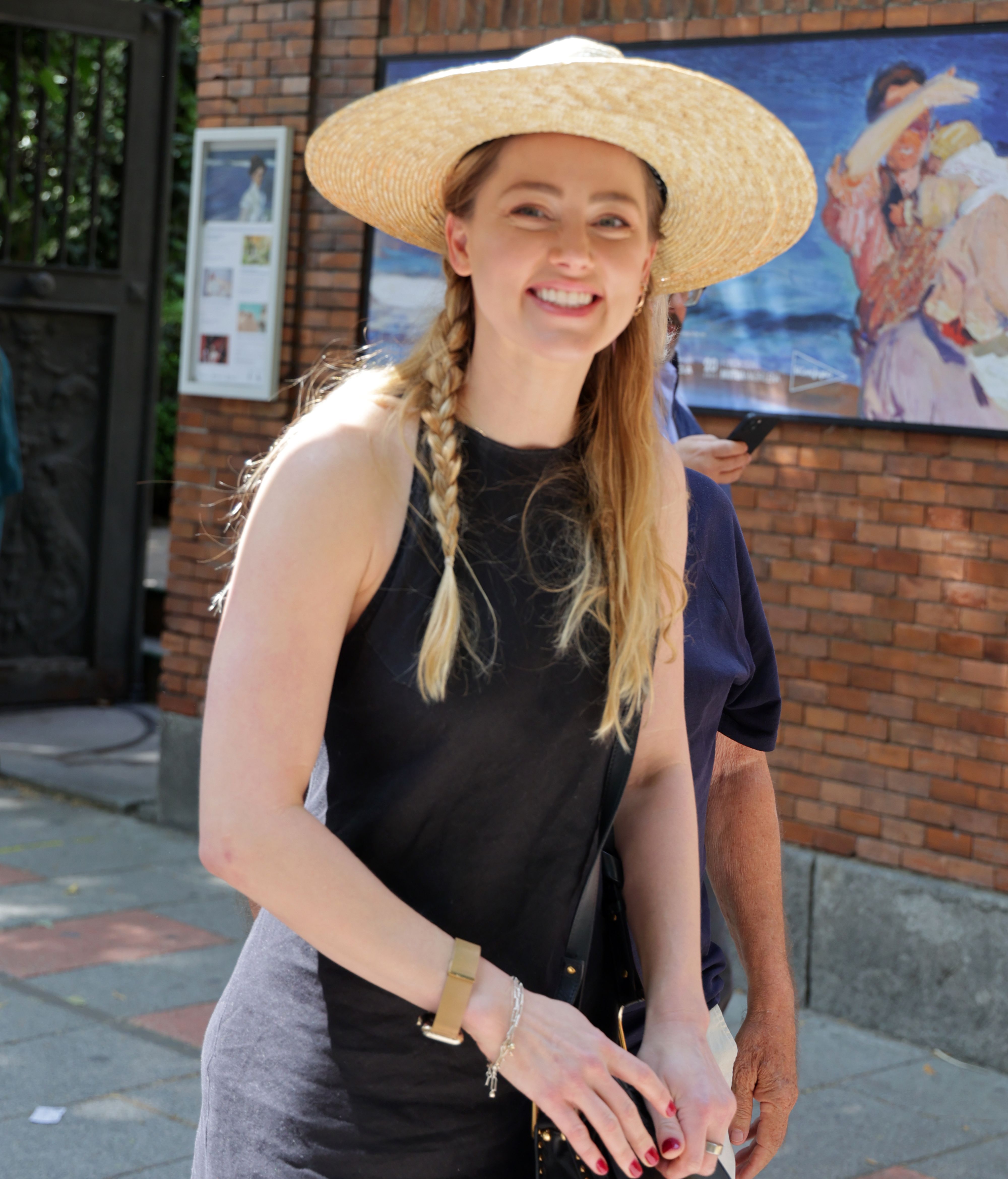 Amber Heard en Madrid.