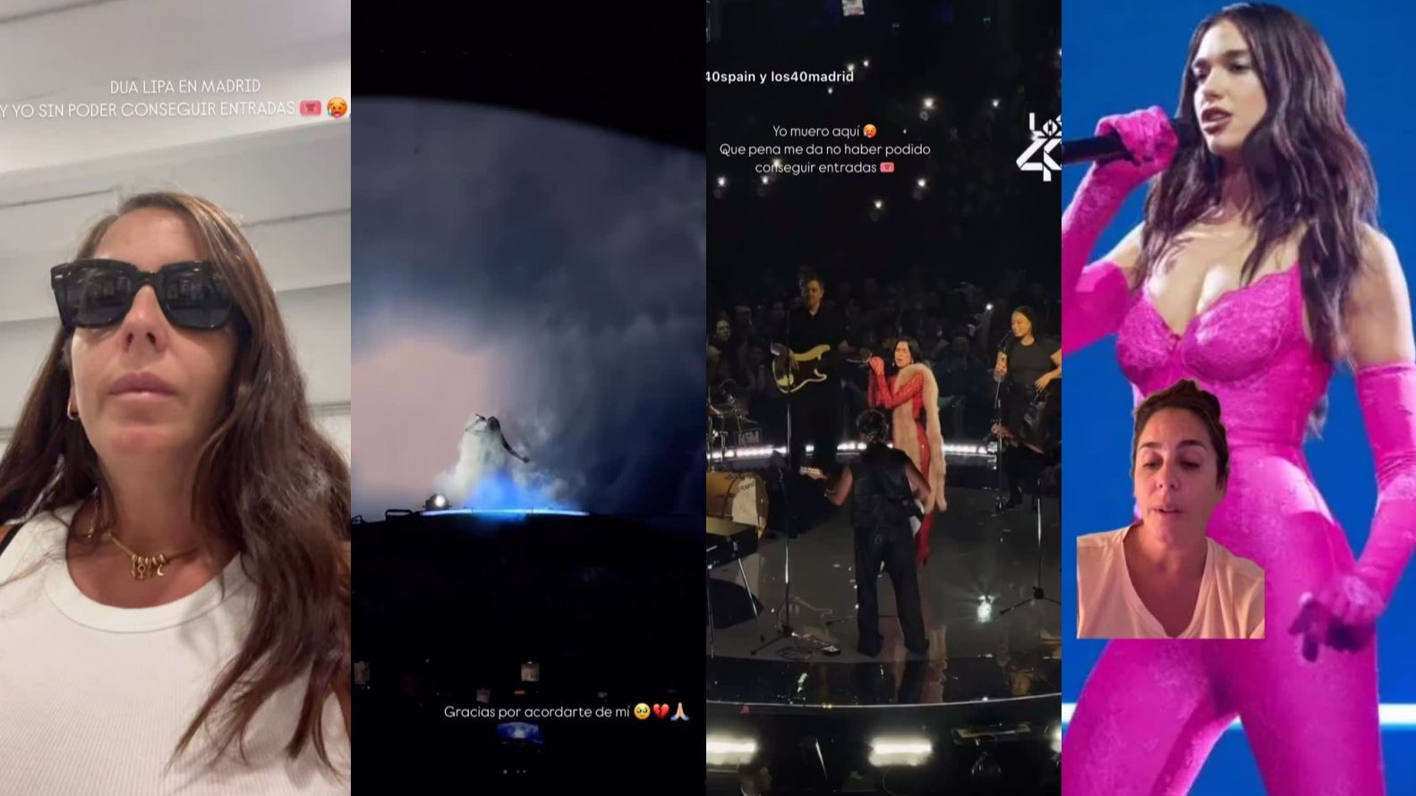 Anabel Pantoja pide dos entradas para ver a Dua Lipa en Madrid