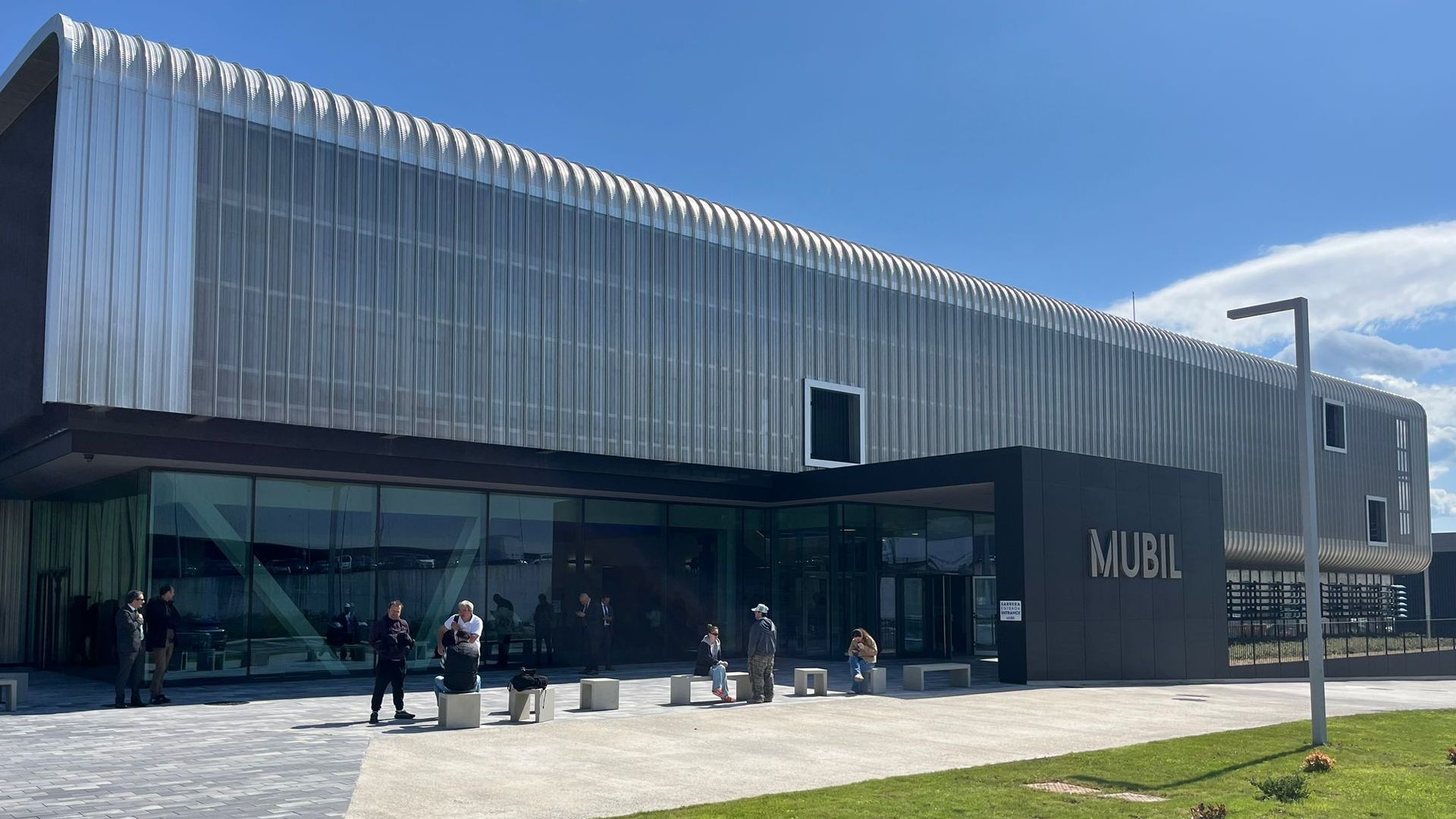 Exterior del recién inaugurado Mubil Center, en Zubieta