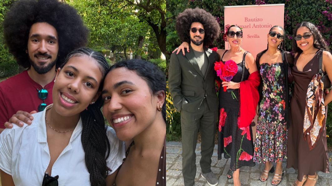 Fotomontaje familia Rossy de Palma