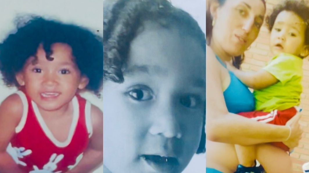 Fotomontaje Gabriel Lionne de pequeño, hijo de Rossy de Palma