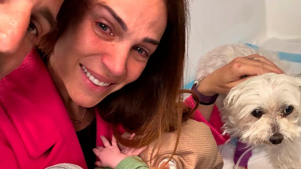 Nerea Garmendia y su familia