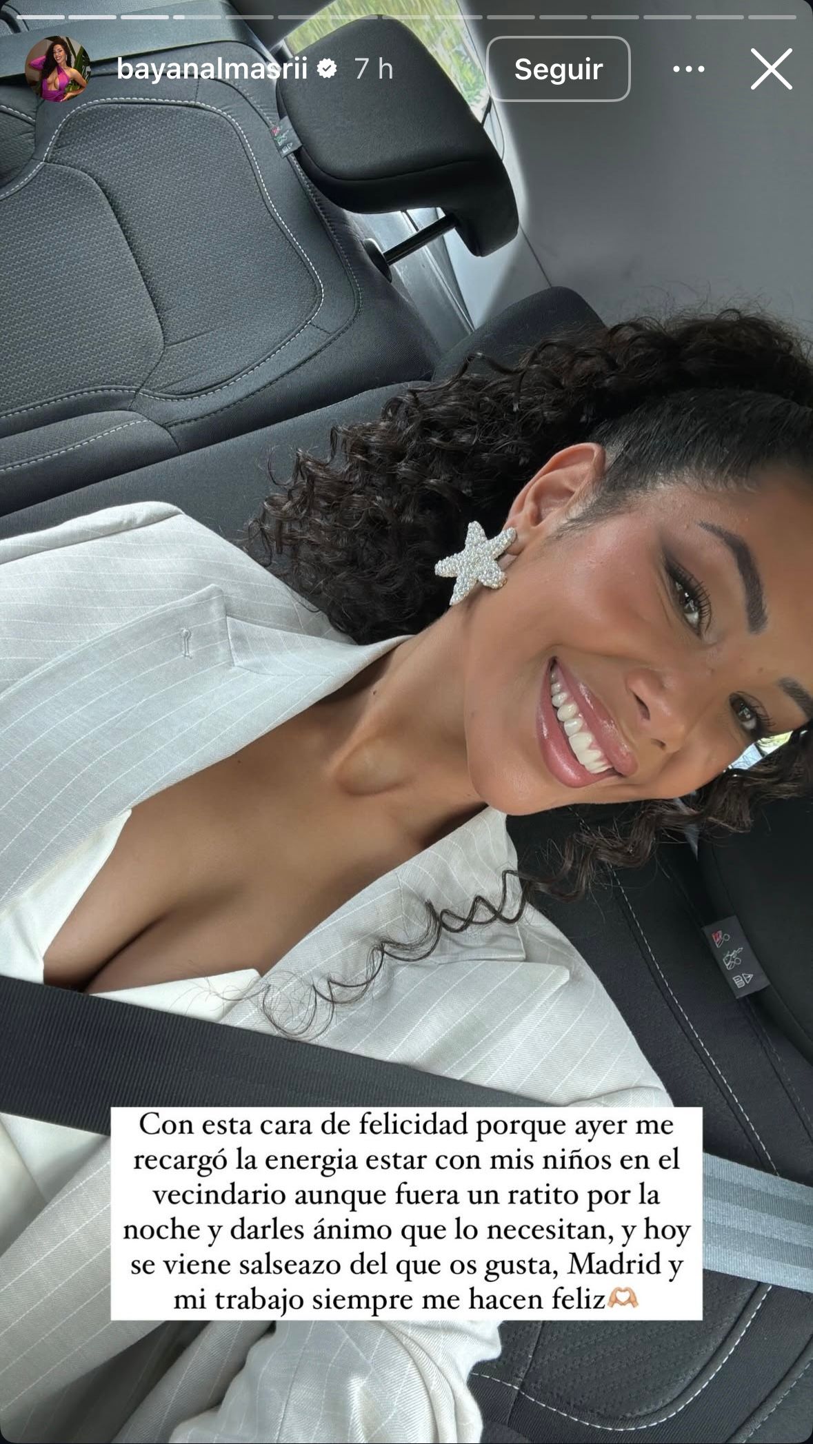 Bayan, exconcursante de 'Los vecinos de la casa de al lado' se pronuncia en redes sociales sobre el reality