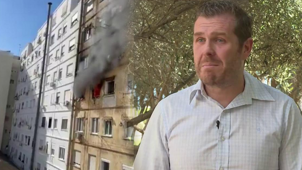 Carlos, el héroe que salvó a una anciana de un incendio en Valencia: "La cargué en el hombro y la bajé"