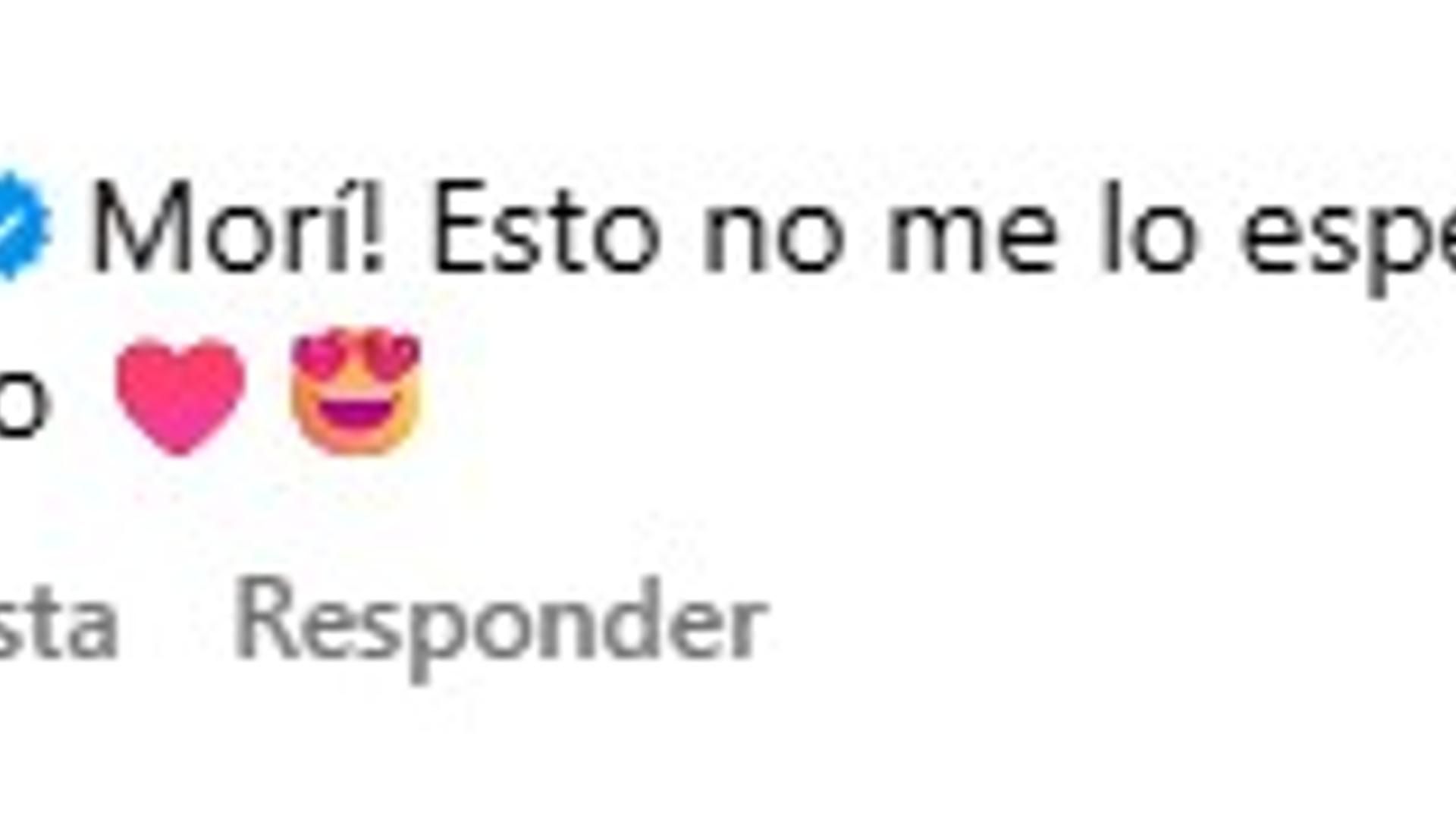 Comentario de Rosanna Zanetti al vídeo del Día de la Madre, subido por su marido David Bisbal a Instagram