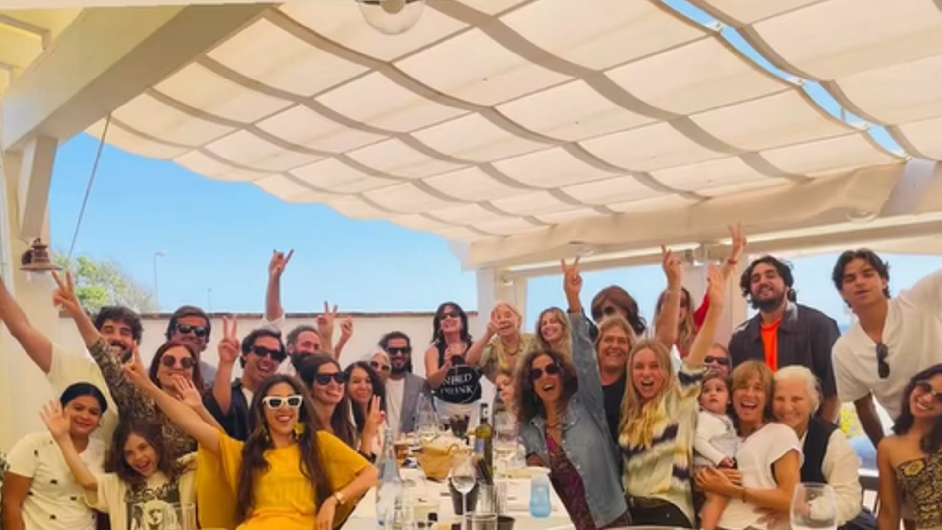 El cumpleaños de Lucía Fernanda, hija de Carmona y Orellana