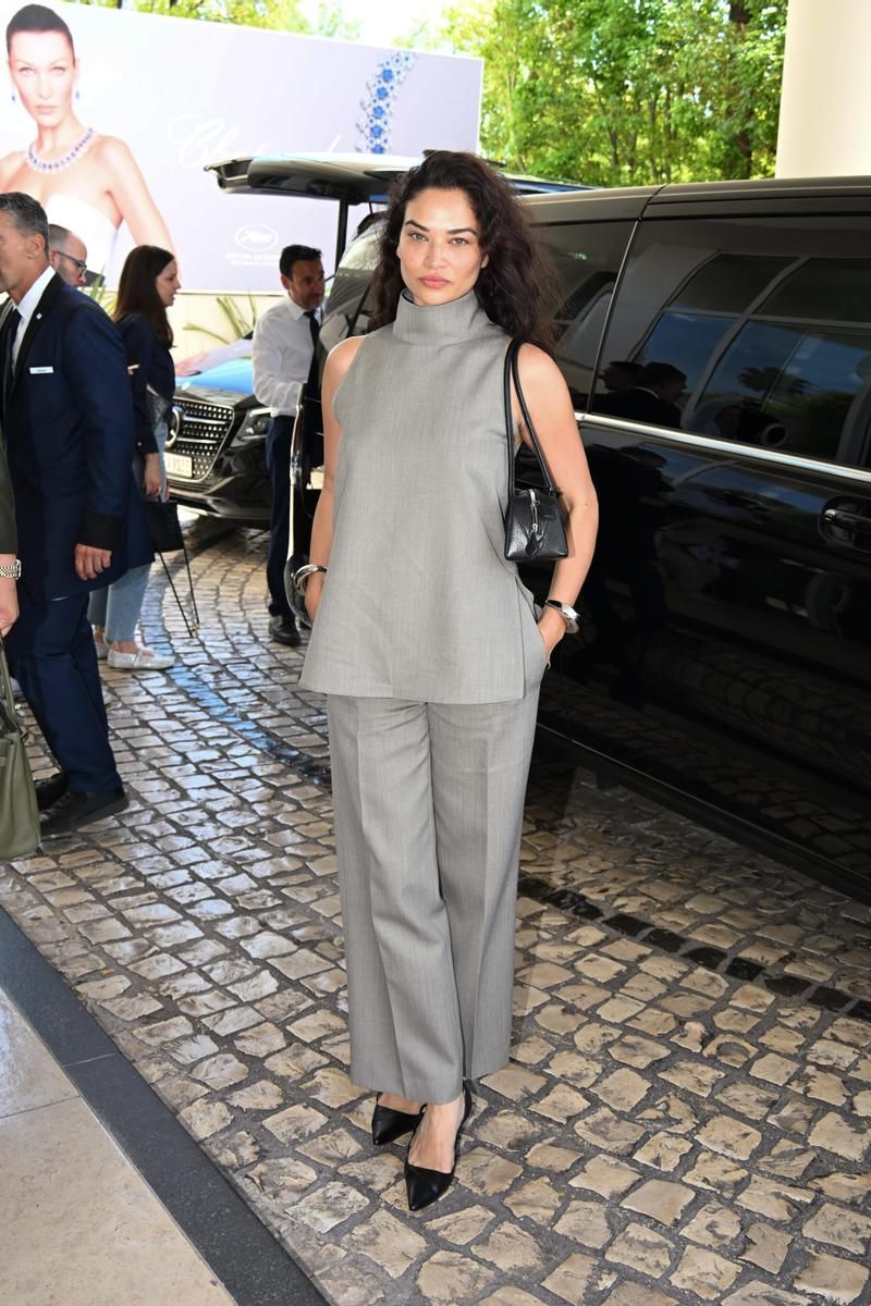 La modelo australiana Shanina Shaik, a su llegada al 78º Festival de Cannes
