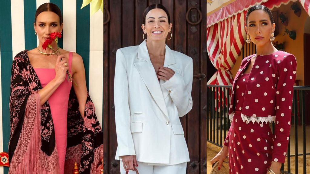 Nieves Álvarez, Virginia Troconis y Rocío Osorno, en un montaje de fotos