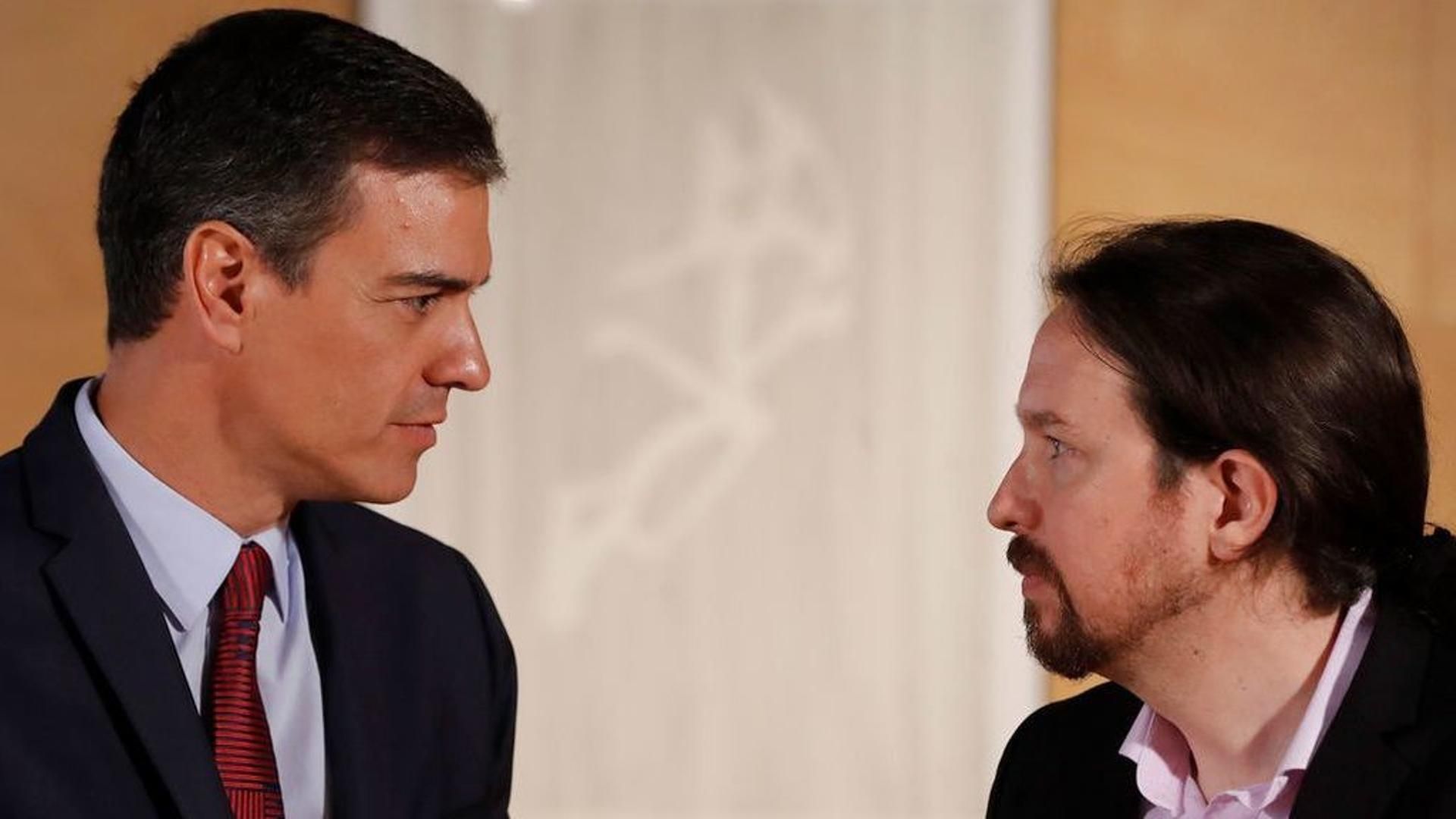 Pedro Sánchez y Pablo Iglesias