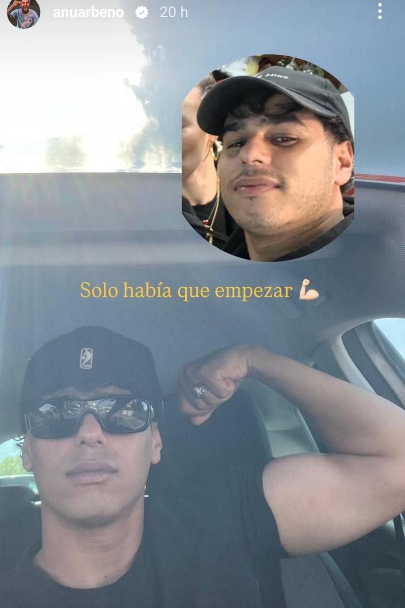 Anuar Beno muestra orgulloso su cambio físico