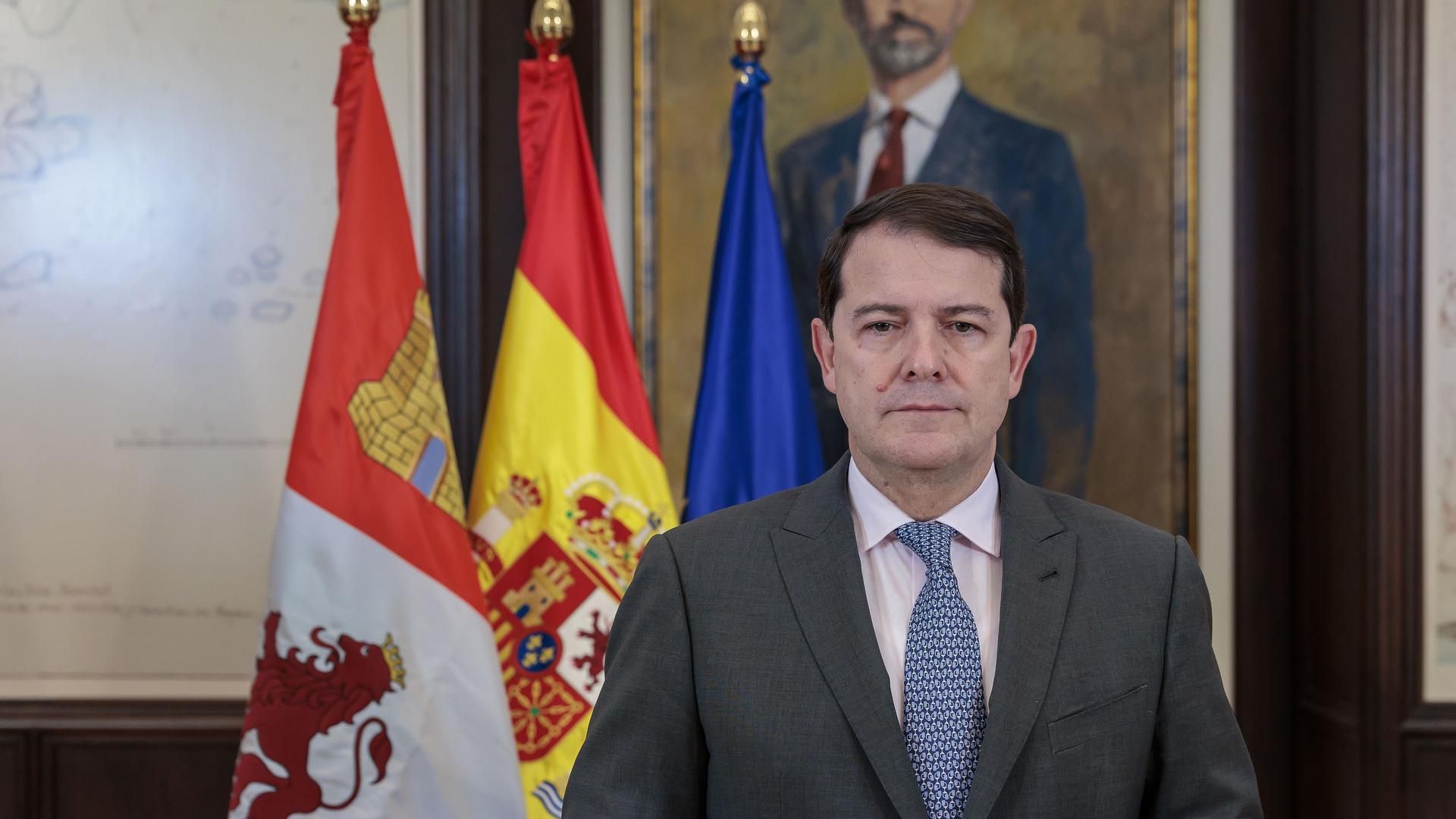 El presidente de la Junta, Alfonso Fernández Mañueco