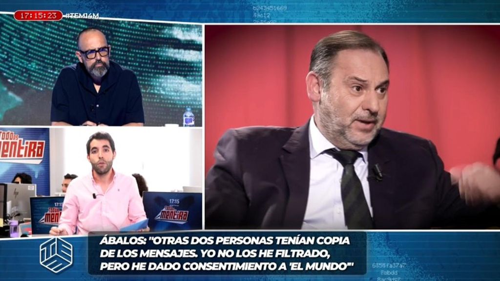 José Luis Ábalos reconoce que parte de los mensajes con Pedro Sánchez se publicaron con su consentimiento