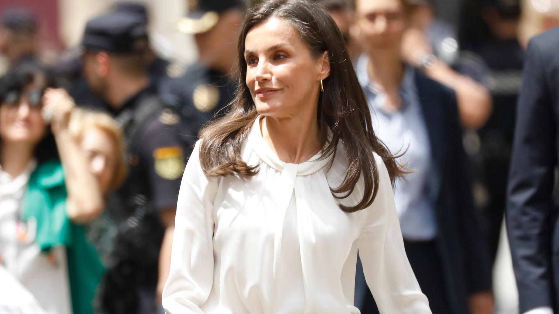 La Reina Letizia, durante el acto principal del 'Día Mundial de la Cruz Roja y de la Media Luna Roja'