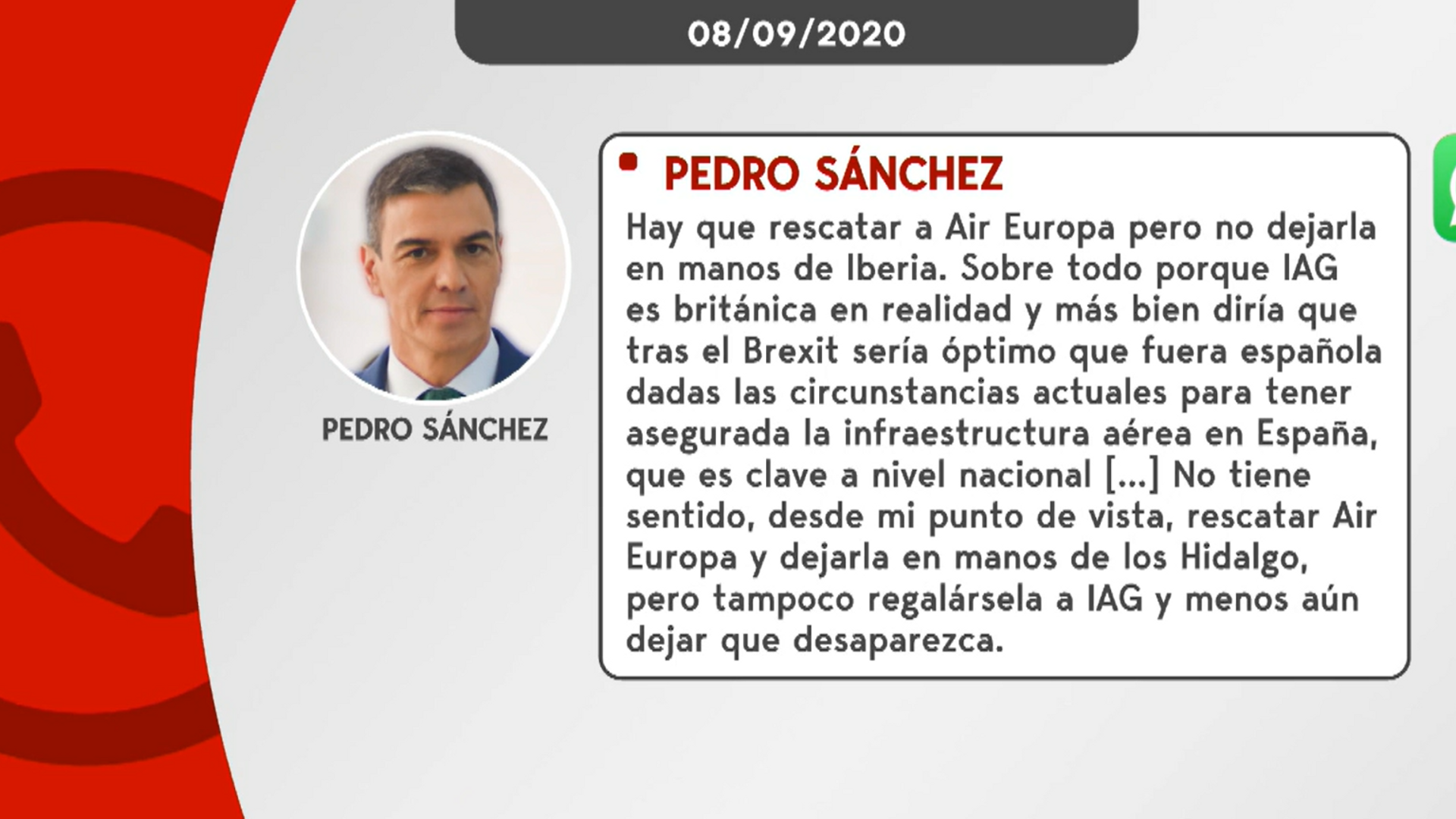 La tercera entrega de los mensajes entre Sánchez y Ábalos