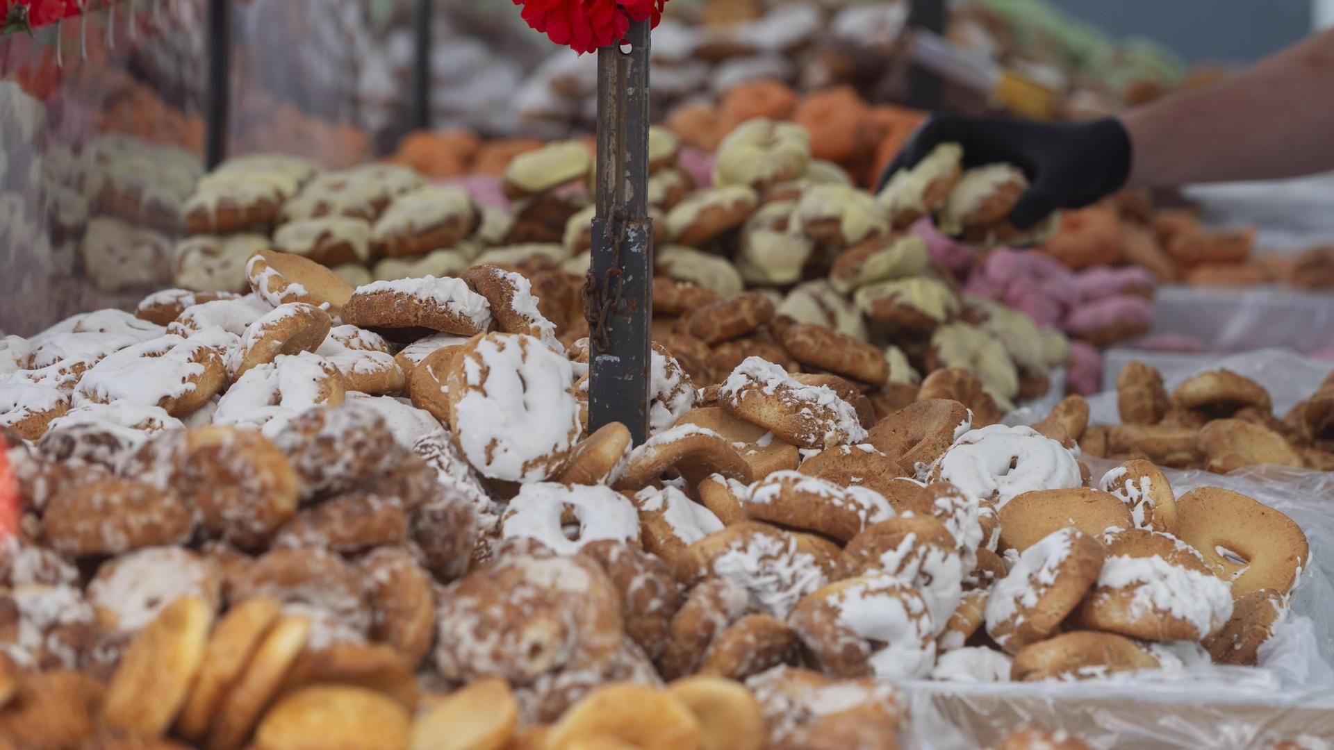 Las rosquillas son uno de los postres más famosos de las fiestas de San Isidro