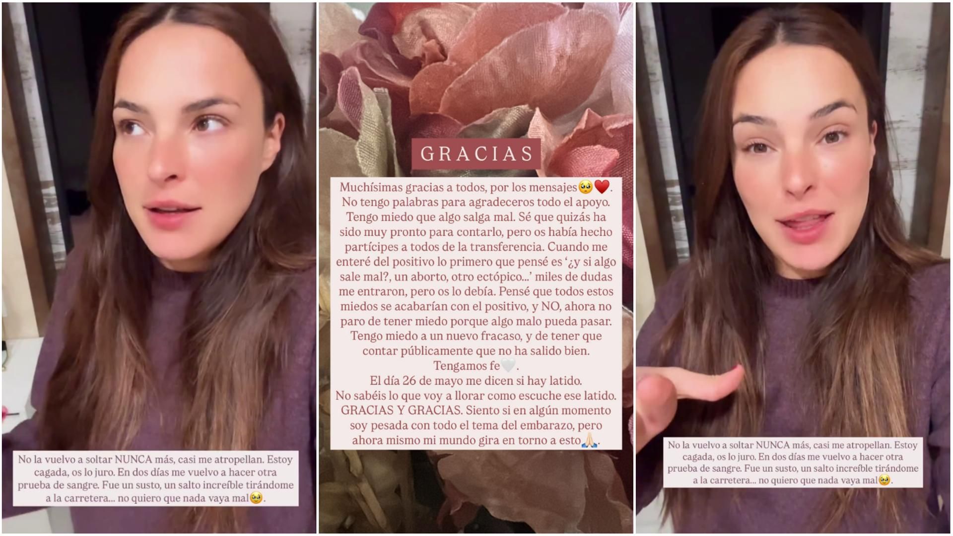 Marta Peñate habla del susto que se ha llevado tras hacer público su embarazo