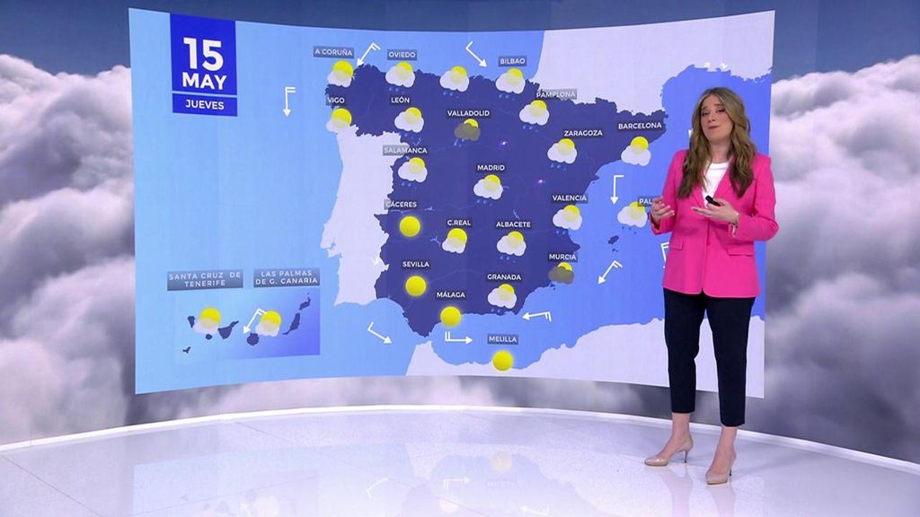 Más de media España en aviso por tormentas y lluvias