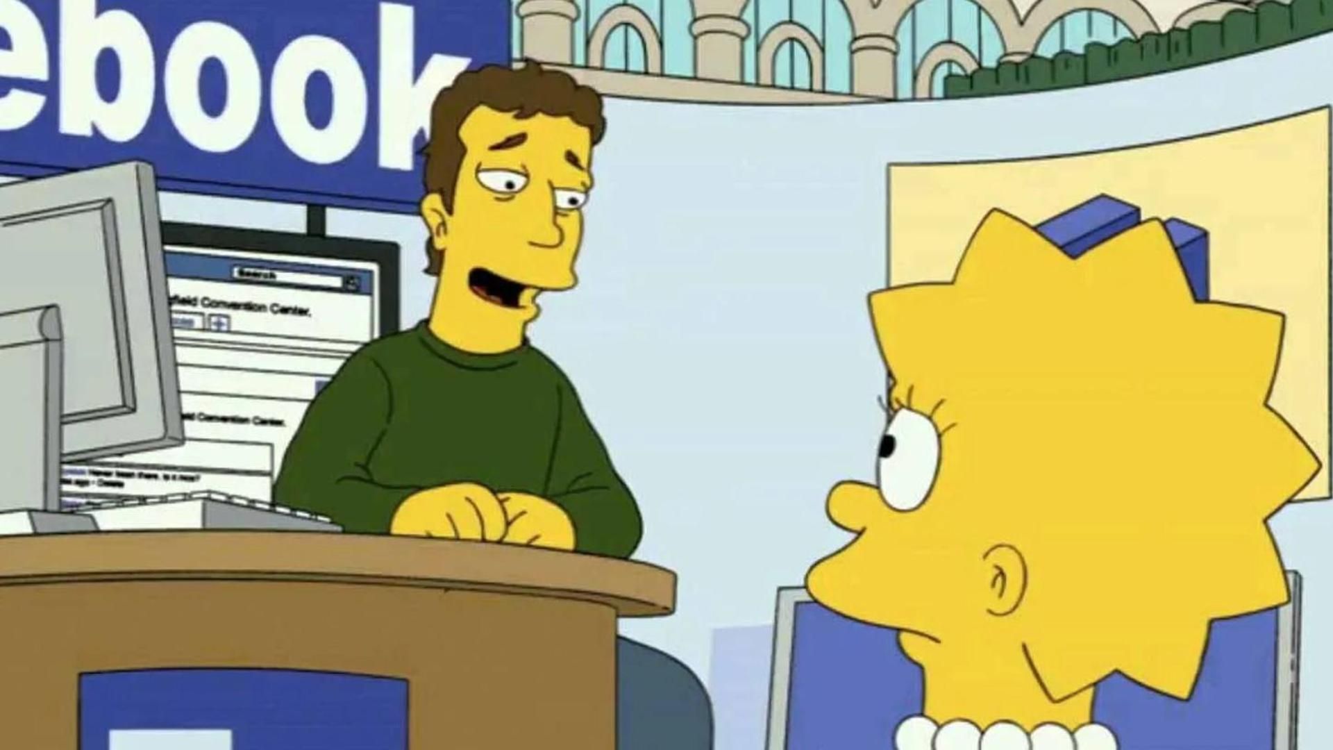 Mark Zuckerberg apareció en el capítulo ‘Dona Lisa’ de ‘Los Simpson’.