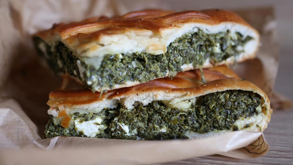 Pastel espinacas