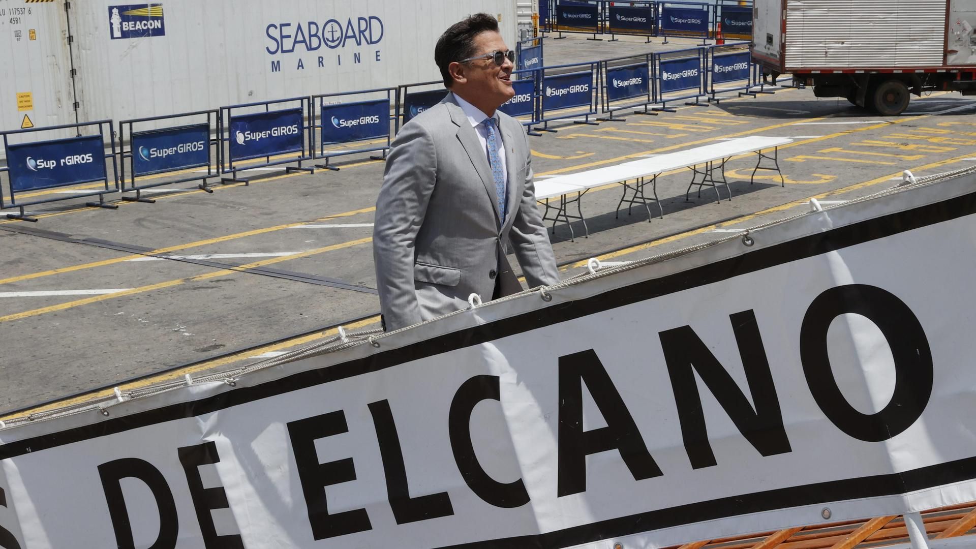 Carlos Vives acude a un almuerzo con la princesa Leonor en el Juan Sebastián de Elcano