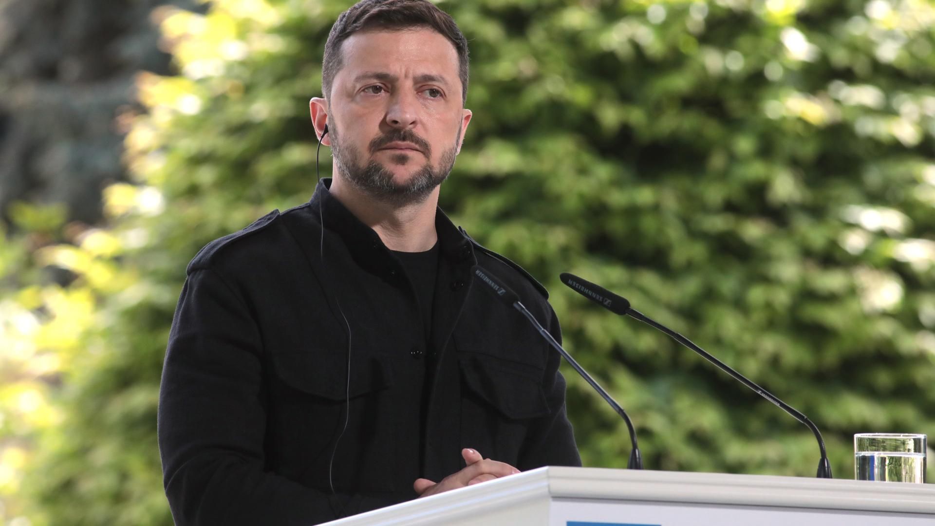 El presidente de Ucrania Volodimir Zelenski