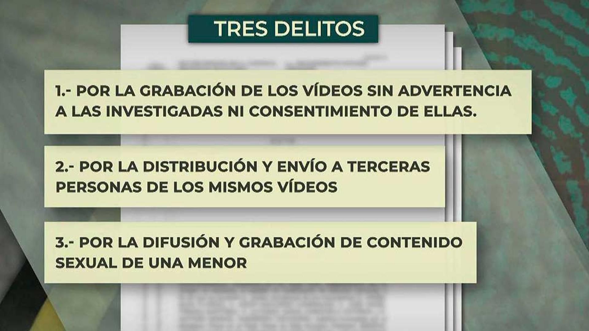 Los presuntos delitos que investiga el juez