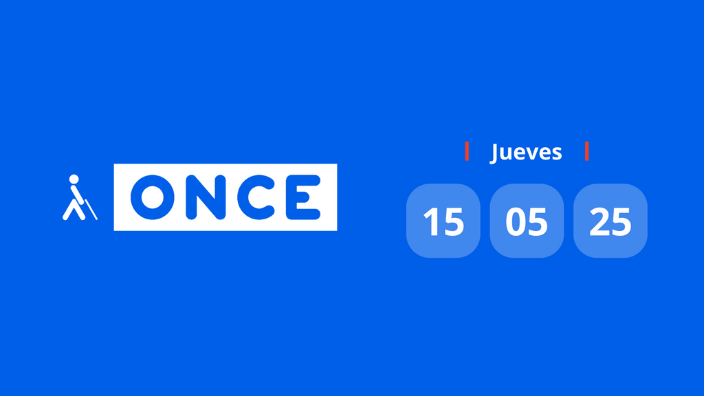 Resultado ONCE: comprobar número premiado hoy jueves 15 de mayo de 2025