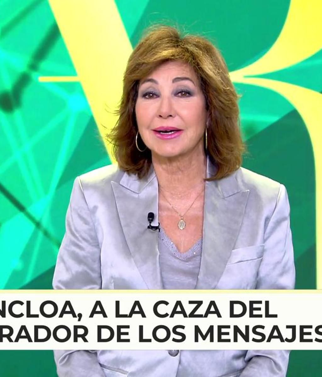 Ana Rosa, sobre los mensajes filtrados de Pedro Sánchez: "Ahora en Moncloa se plantean un apagón con chats temporales"