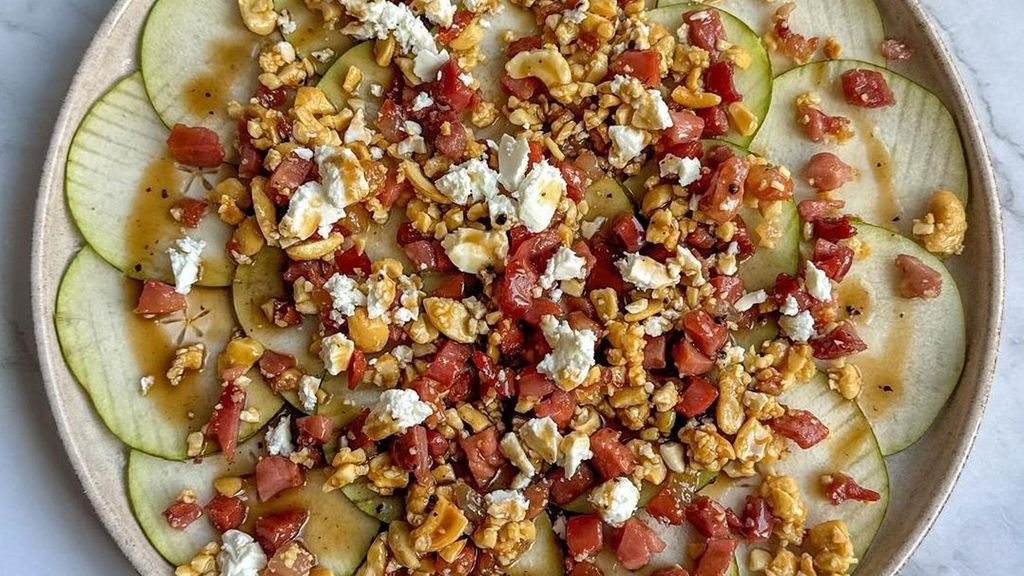 Carpaccio de pera