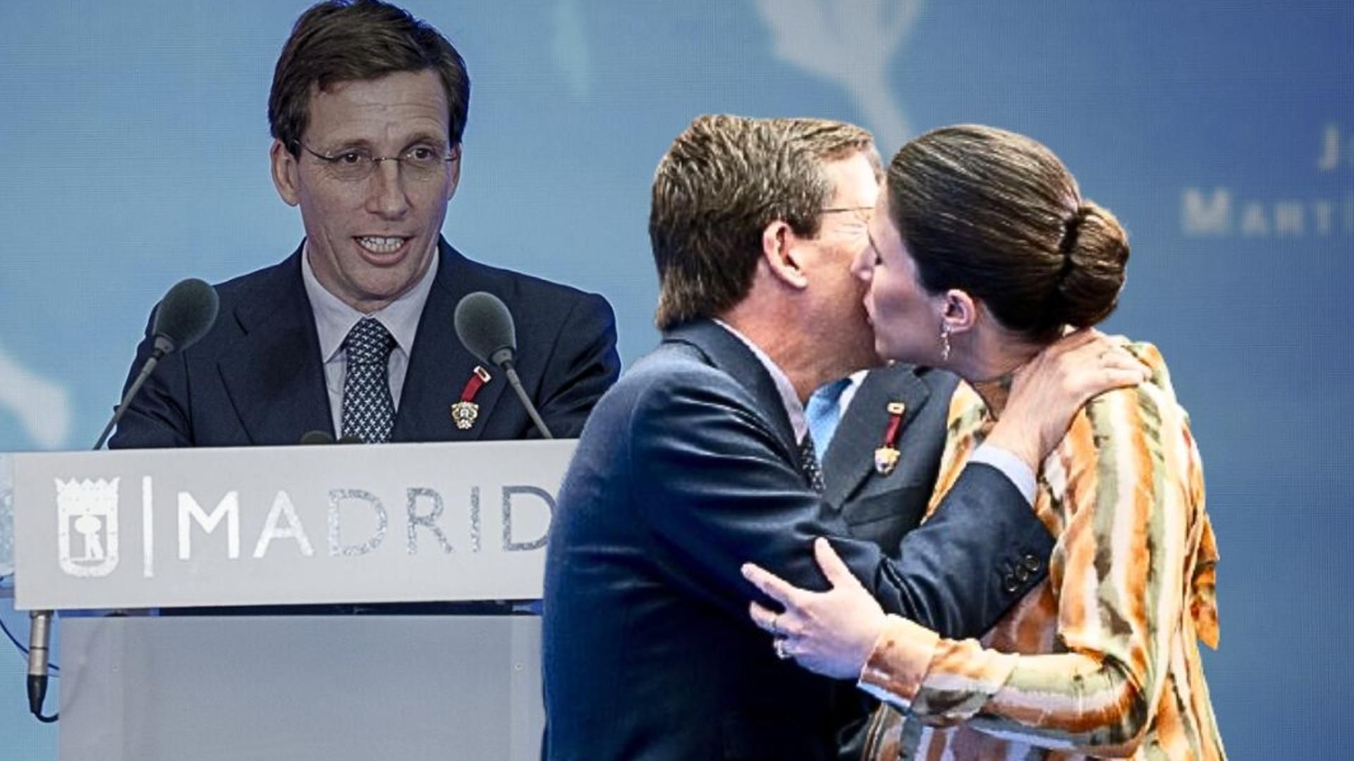 Fotomontaje de Martínez-Almeida hablando sobre el embarazo de su mujer, Teresa Urquijo Fotomontaje de Martínez-Almeida hablando sobre el embarazo de su mujer, Teresa Urquijo