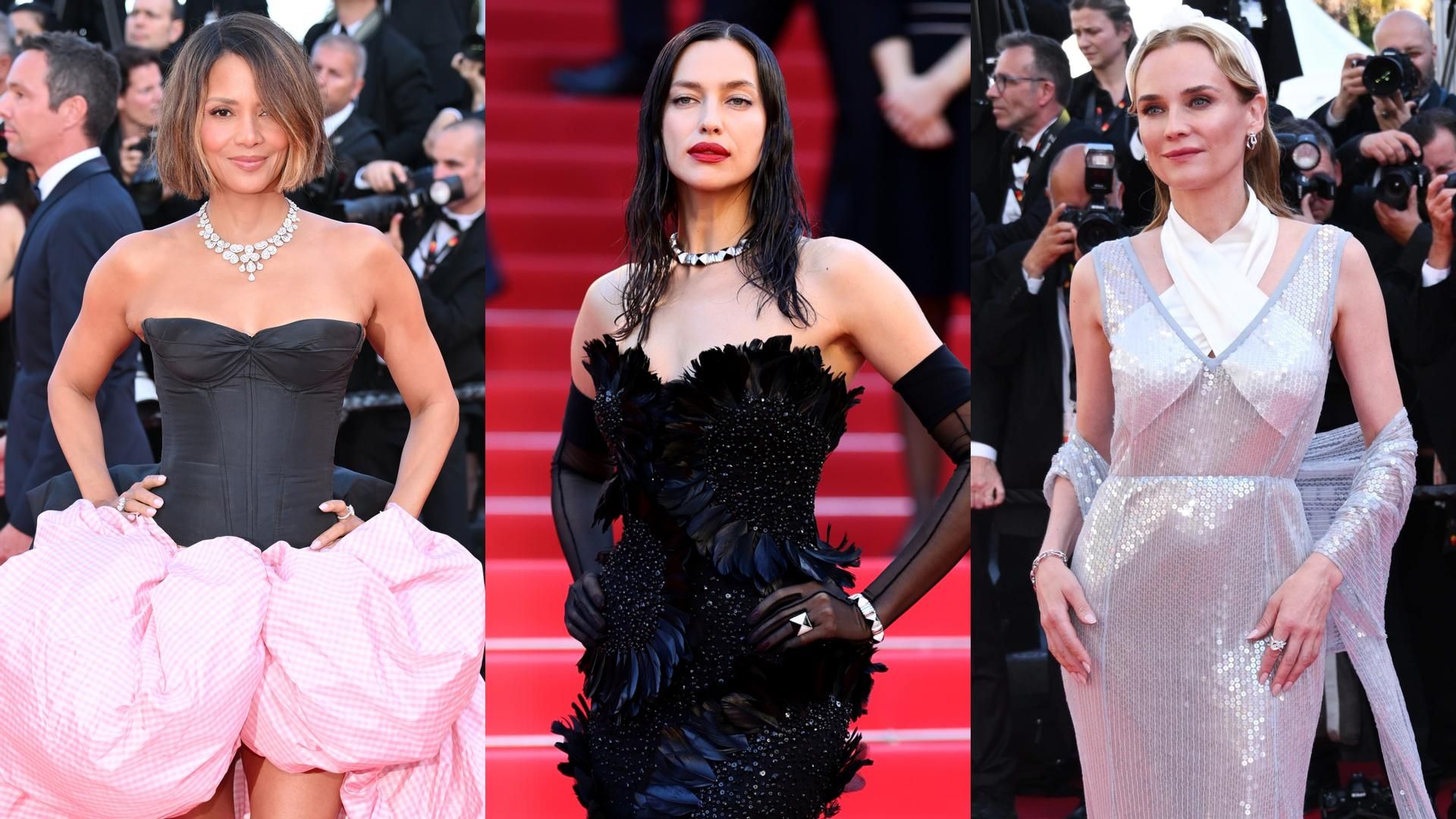 Halle Berry, Irina Shayk y Diane Kruger, en un montaje de fotos Halle Berry, Irina Shayk y Diane Kruger, en un montaje de fotos