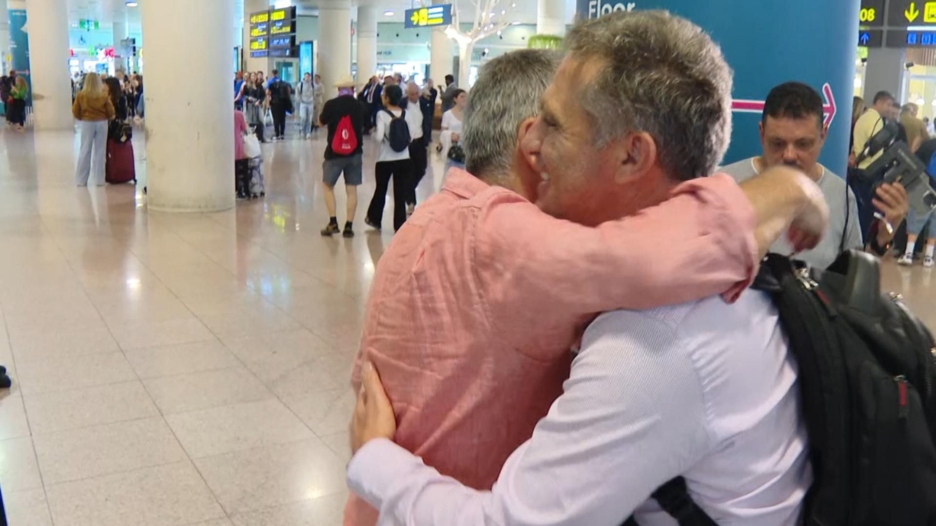 Llegada de los empresarios a Barcelona