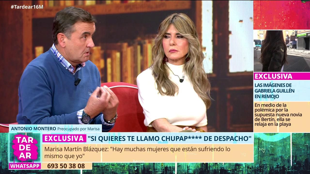 Marisa Martín Blázquez, junto a Antonio Montero, en 'Tardear'