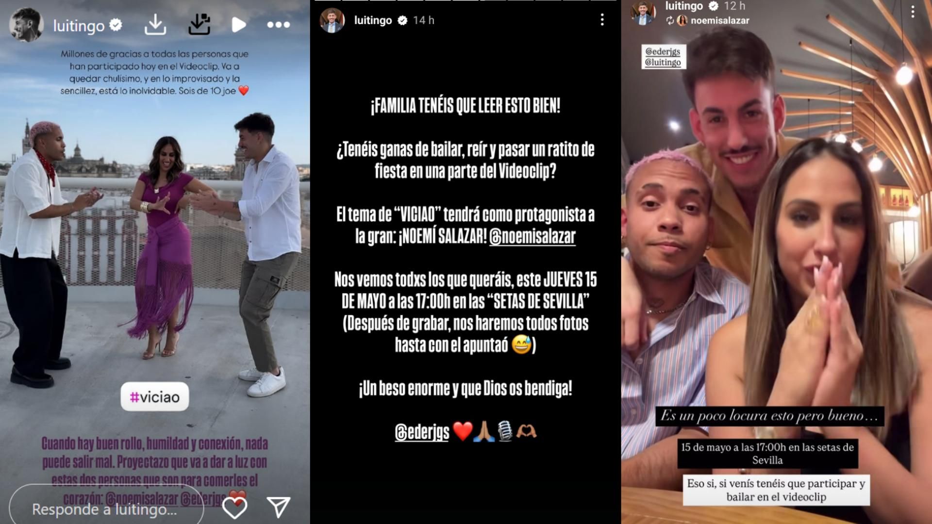 Noemí Salazar protagoniza el último videoclip de Luitingo